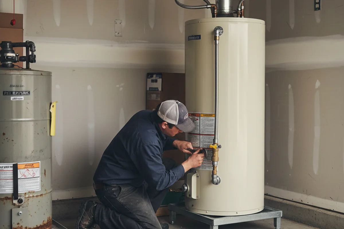 Water heater and shutoff valve replacement in Berkeley
